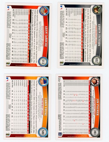 2011 Topps Diamond Anniversary Sparkle Lot (8) – MLB Stars & Jim Palmer - Picture 4 of 4