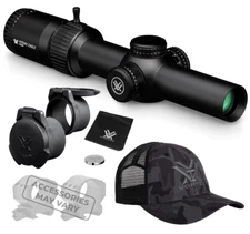 Vortex Optics Strike Eagle 1-8x24 BDC3 MOA SFP Riflescope with Wearable4U Bundle