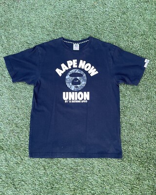Aape By A Bathing Ape Reflective Aape Now Union Tee X-Large
