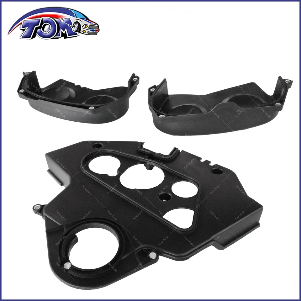 Cubierta de correa de distribución superior izquierda derecha e inferior del motor para Kia Sorento 2003-2006 Foto 2 de 4