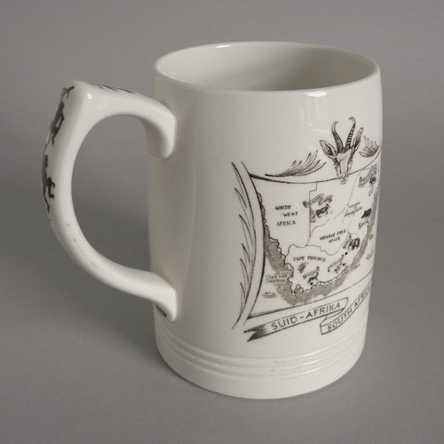 WEDGWOOD ELEPHANT TANKARD C ASTLEY MABERLY SUID AFRIKA KEITH MURRAY MUG ART DECO - Picture 7 of 11