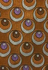 Robert Talbott Brown Silk Tie with Purple Circles Pattern 100% Silk Tie