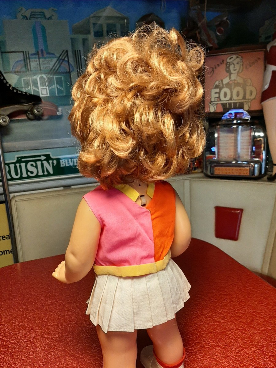 RARE Vtg Mattel 1964 Variation Swingy Doll Red / Brown Hair HTF