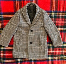 Tweed Boys Smart Over Coat Next Age 4 Excellent unused Condition Classic Lined 