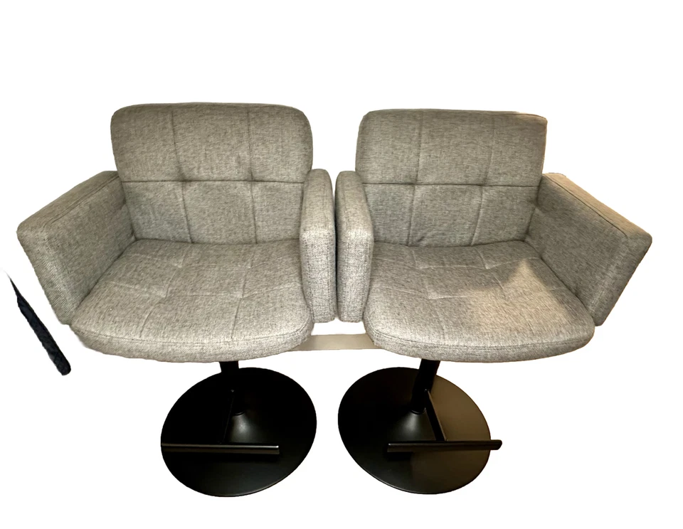 Juego de 2 taburetes de bar ajustables LumiSourceyStout - Gris $300 Foto 2 de 4