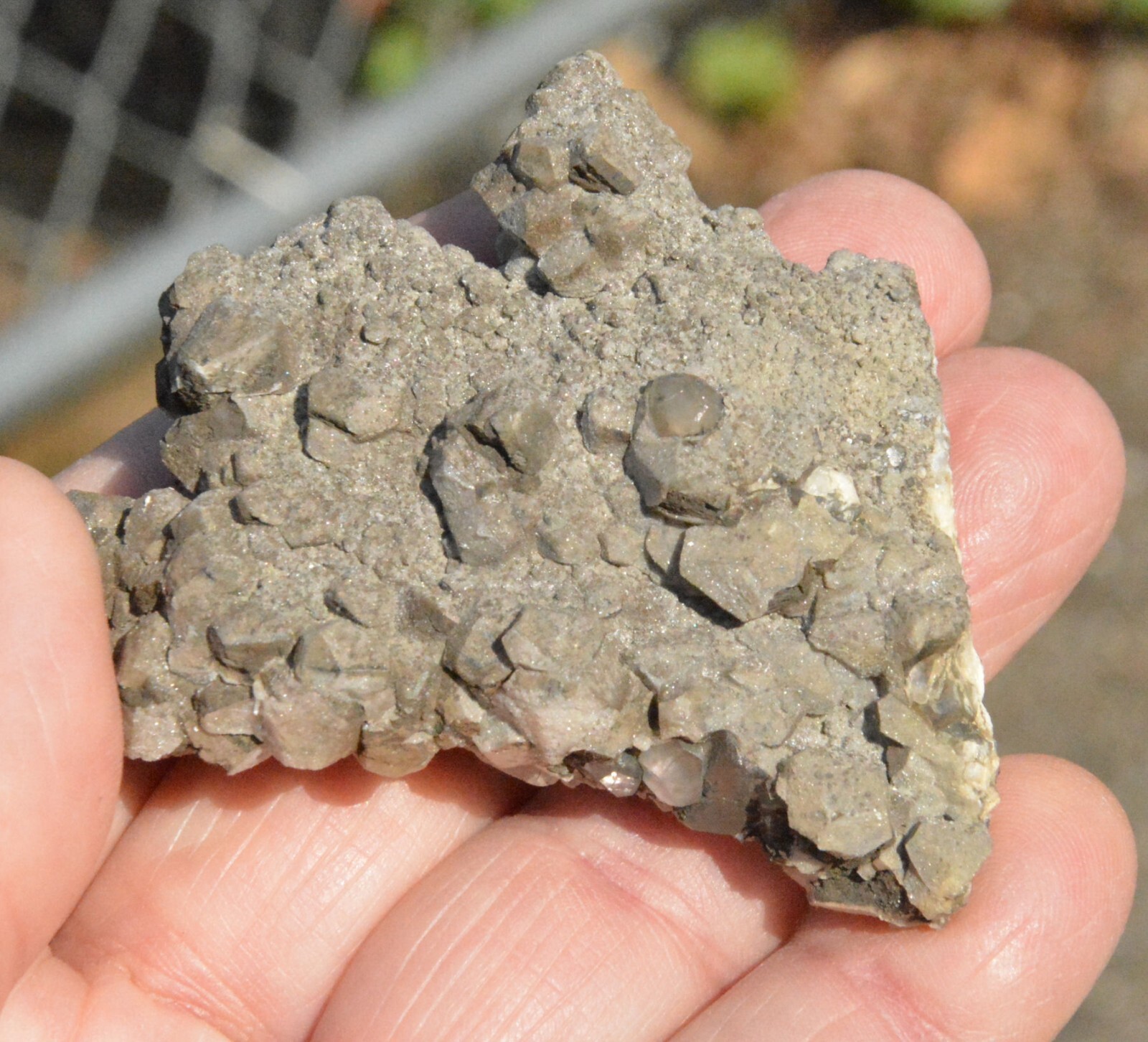 Goethite on Calcite var. Nail Head, Conklin Quarry, Limerock, RI (Steve