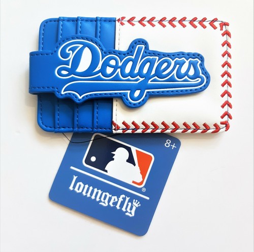 Loungefly MLB Los Angeles Dodgers LA Baseball Stitch ID Cardholder Wallet
