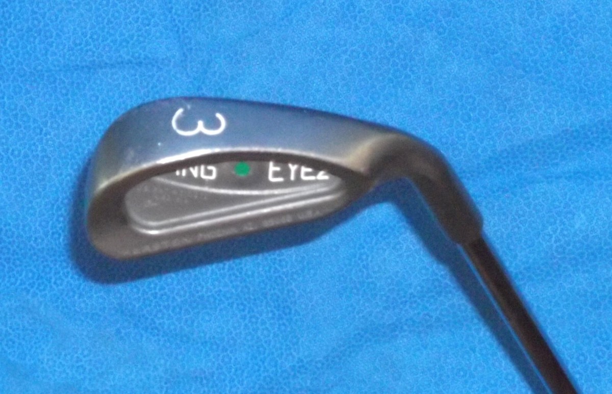 RH Ping Eye2 + Green Dot 3 Iron with ZZ Lite Steel Shaft & New  display picture 1