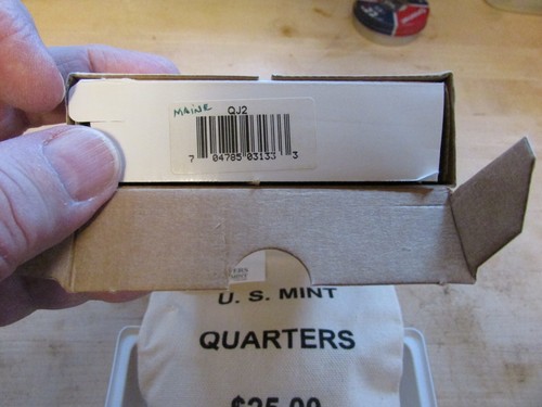 $25 Unopened Mint bag of 2003-D Maine State Quarters - Picture 3 of 3