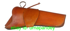 Western Tooled Holster Gun Leather Rig Sass Pistol Cowboy Revolver