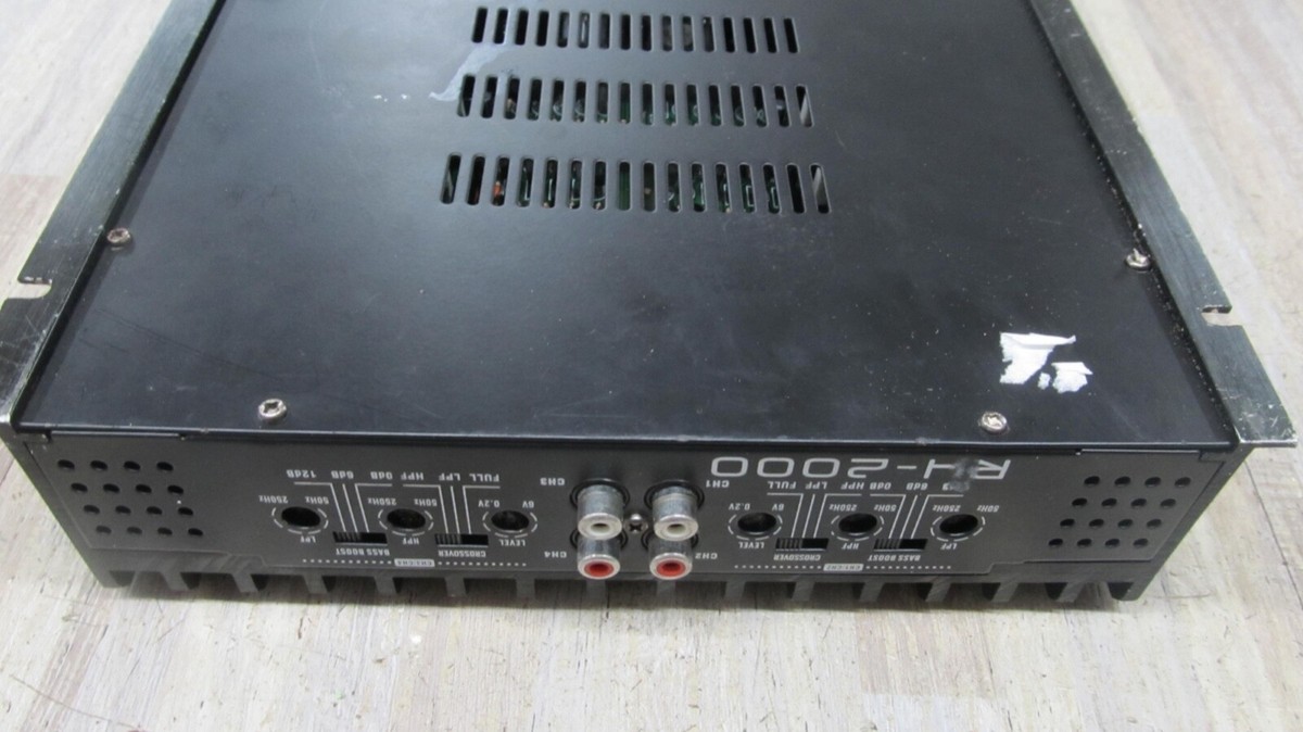 に Power Acoustik R4-2000 2000W 4-Channel Reaper Series TESTED NICE