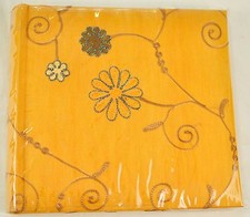 Gorgeous gold embroidered photo book holds 200 4 x 6 or smaller photo MSRP 20