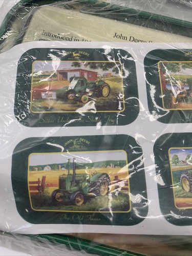 John Deere Tractor Metal Change Trays Set of 4 New in Package - Picture 7 of 17