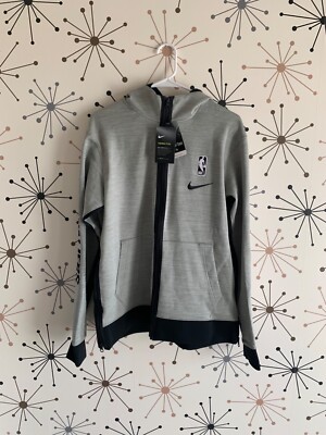 Nike NBA Cleveland Cavaliers Therma Flex Showtime Hoodie Mens Size Medium Gray