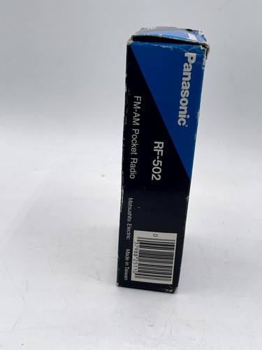 Panasonic RF-502 FM-AM Pocket Radio Black Slide-Rule Tuning Dial Carrying Strap - Picture 2 of 12