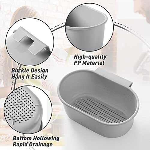 Kitchen Sink Drain Strainer Basket Food Catcher Garbage Waste Strainer Filter - Picture 6 of 8