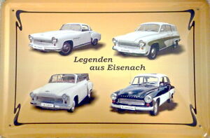 DIXI Fahrzeugfabrik Eisenach Blechschild geprägt 20 x 30 cm *