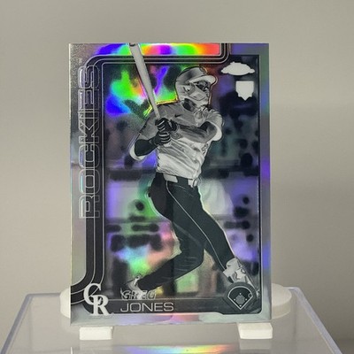2025 Topps Chrome- Greg Jones (RC) Negative Refractor