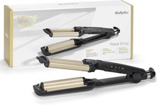 BaByliss Easy Waves – Welleneisen für Beach Spitzen, Gold & Schwarz