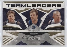 2009 Rookies & Stars Team Leaders Gold /500 Dirk Nowitzki Jason Kidd #6 HOF 3c7