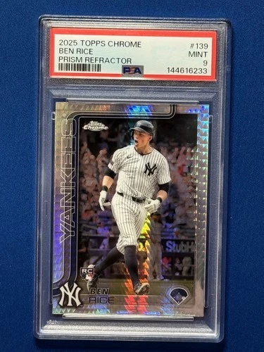 Ben Rice 2025 Topps Chrome Ben Rice #139 Refractor