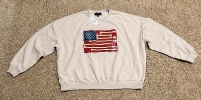 Target  33 Degrees  Sweatshirt American Flag NWT Tik tok Viral, Size XXL