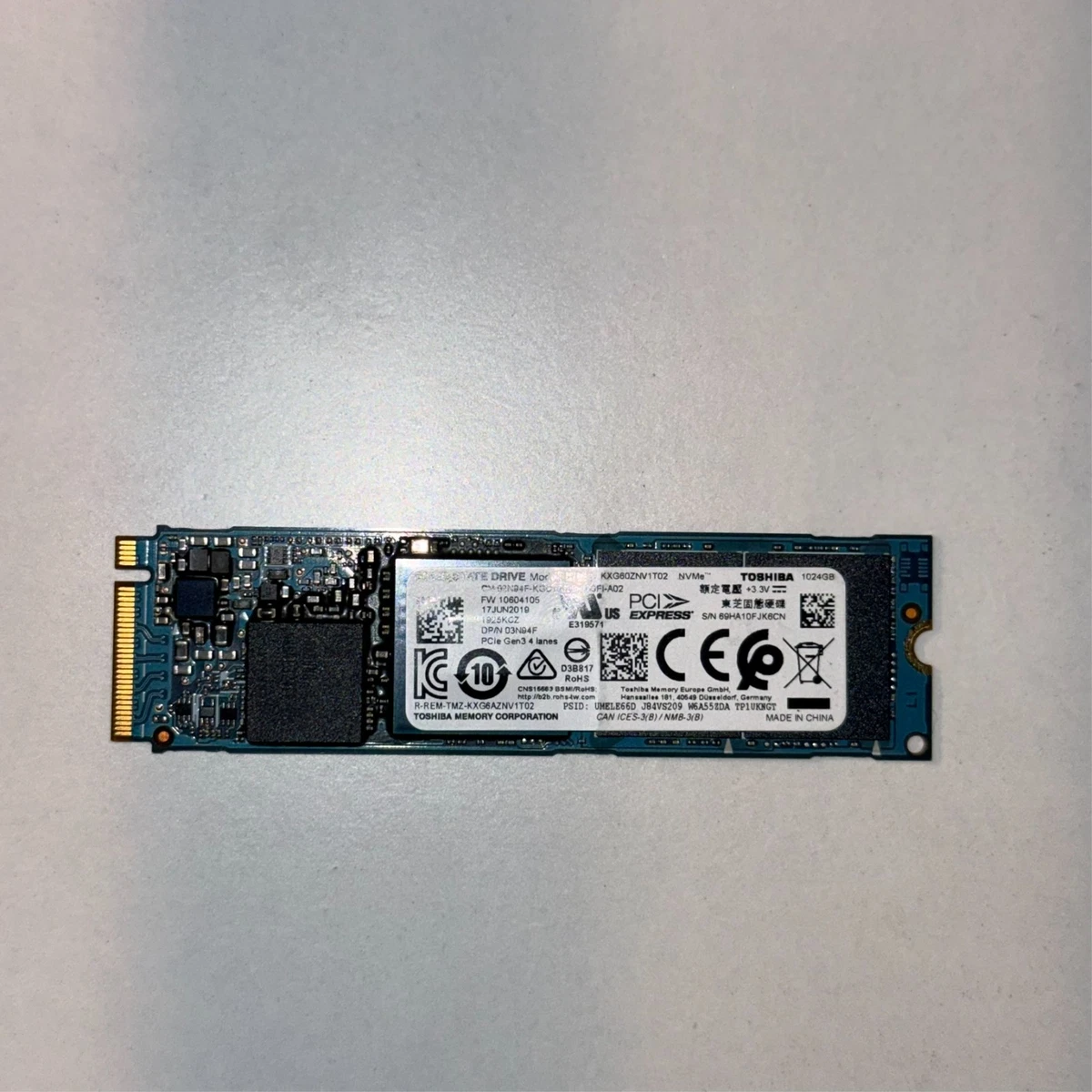 Toshiba M.2 Interface 1 TB Solid State Drives for sale | eBay