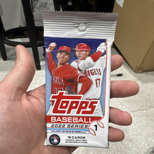 Topps 2022 Series 1 Sealed Pack 16 Cards MLB Los Angeles Angels Baseball