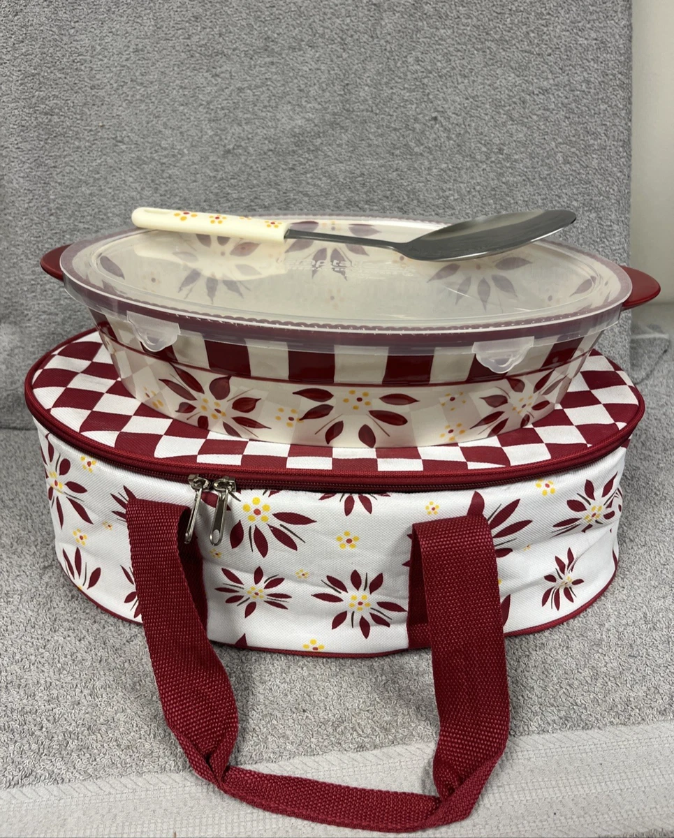 TEMP-TATIONS As Is Old World 2-qt Baker Withglass Lid - One-color