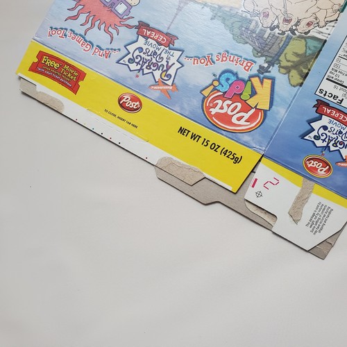 Post Rugrats In Paris The Movie Cereal Box Reptar Crunch 2000 Nickelodeon TV Kid - Picture 19 of 23