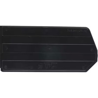 Quantum Storage Systems Dus240 Plastic Divider, Black, 13 3/4 In L, 6 1/2 In H,