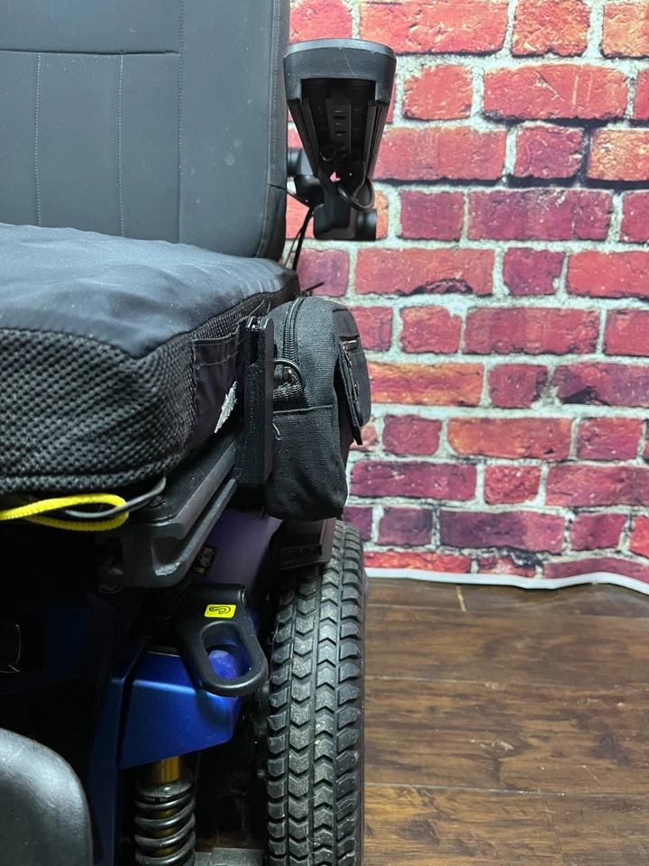 Bolsa selim de lona para cadeiras de rodas Quantum Power - Solução de armazenamento - Imagem 3 de 4