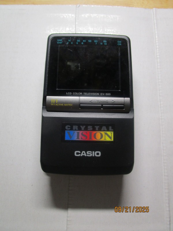 Casio TV EV-510B Portable Personal  2.5" TFT Color Tested