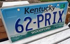 Expired 2012 Kentucky (KY) Auto License Plate - Personalized (62-PRIX) — photo 3