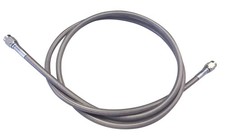 316 Steel Braided Brake Line 30 Or 52 Black Or Clear Go Kart Drift Trike