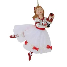 Kurt Adler 5-1/2-Inch Resin Clara Nutcracker Suite Ornament