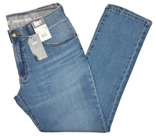 Lee #11757 NEW Men's Motion Flex Waistband Active Stretch Straight Taper Jeans