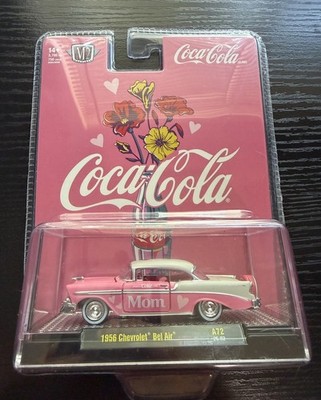 M2 MACHINES MOM CHASE 1956 CHEVROLET BEL AIR COCA-COLA/MOTHER'S DAY GIFT  1/750