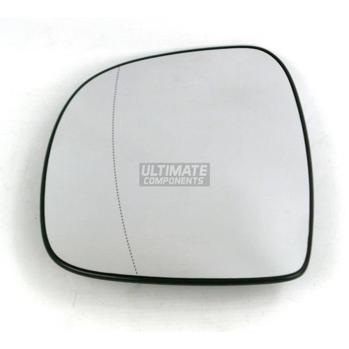 Wing Mirror Glass Mercedes Vito W639 Van 2003-2011 Aspherical Passenger Side
