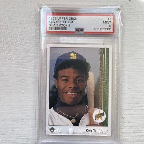 1989 Upper Deck Ken Griffey Jr #1 Rookie RC PSA 9 Mint! The KId Seattle Mariners