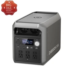 2200W 2048Wh Portable Power Station Solar Generator App Control LiFePO4 Battery