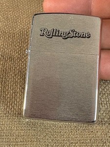 Zippo Lighter Rolling Stone Magazine Vintage read below
