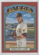 2021 Topps Heritage High Number SP Target Red Border Dinelson Lamet #499 o6b