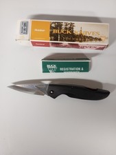 Buck 465 Access 3.0 Folding Knife NIB USA made RARE and Discontinued 420HC steel
