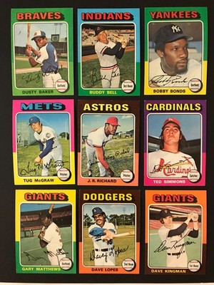 1975 Topps Baseball - #s 1 - 220 - You U Pick