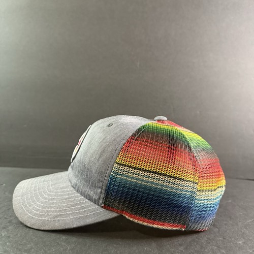 Hooey Classic Logo Rainbow Cap Hat Snapback Mesh-Beach-Cowboy-Sports-Boho - Picture 3 of 6