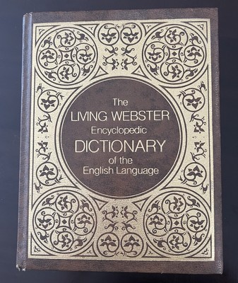 The LIVING WEBSTER Encyclopedic DICTIONARY of the English Language See Photos