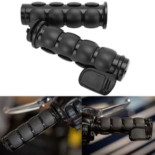 1" Motorcycle Handlebar Grips w/ Throttle Assist For Harley Heritage Classic