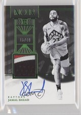 2024 Noir Rookie Black & White Holo Green 15/49 Jamal Shead #327 Patch Auto mb2