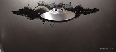  Bob La zar UFO kommt durch die Wand Modell mit oder ohne Wandtattoo